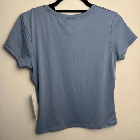 ORANGE KISS Blue T-shirt Spoiled Word NWT - Picture 4 of 5